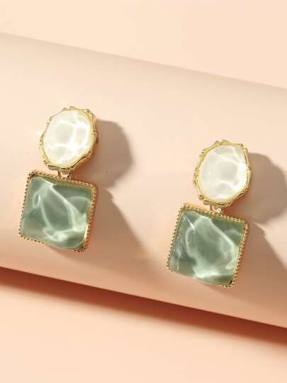 Square Drop Earrings | SHEIN