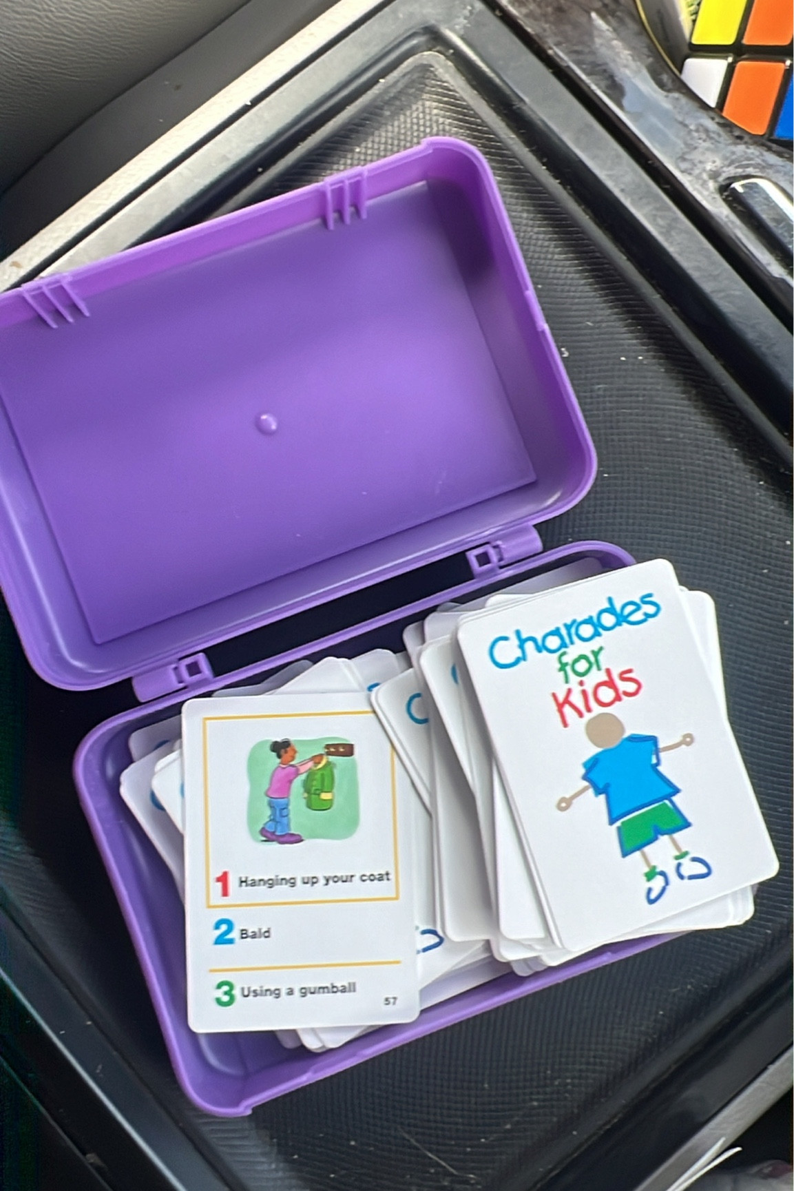 Fun little charades game we’re playing while on the road with kids. I especially love that kids who can’t read can still play! And the cards are small for small hands ☺️ 🚗 



#LTKtravel #LTKFind #LTKkids