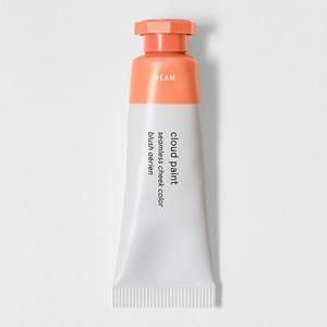 Glossier Cloud Paint in Beam, Buildable gel-cream blush, 0.33 fl oz, a coral-peach shade that gives skin an energized glow | Glossier
