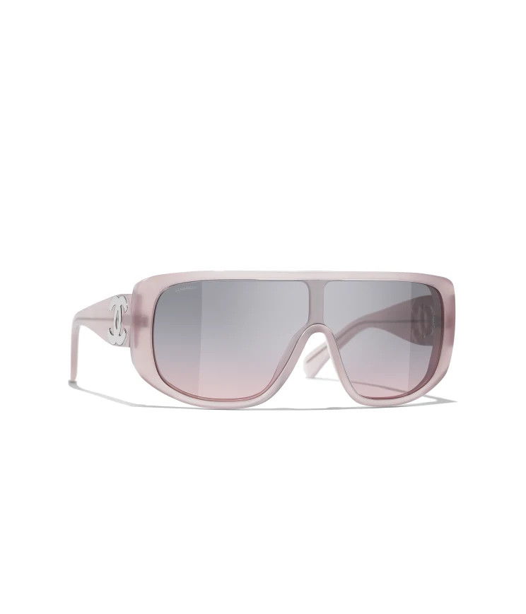 Sunglasses: Shield Sunglasses, acetate — Fashion | CHANEL | Chanel, Inc. (US)