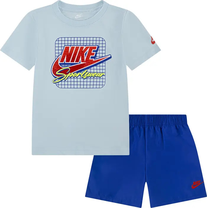 Kids' Logo Graphic T-Shirt & Shorts Set | Nordstrom Rack