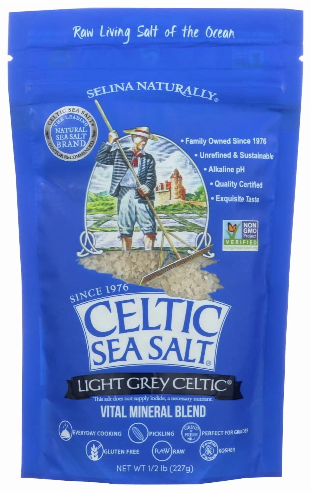 Celtic Sea Salt Light Grey, 8 Oz | Walmart (US)