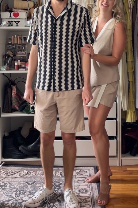 His & hers summer style, summer outfit inspo, couples outfits, men’s travel outfit, men’s vacation style, men’s summer style, mens style inspo, Abercrombie dress 

#LTKStyleTip #LTKFindsUnder100 #LTKMens