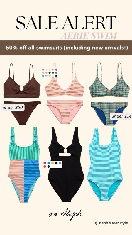 Aerie swim on sale! Loving these prints for summer vacation 



#LTKswim #LTKsalealert #LTKSeasonal