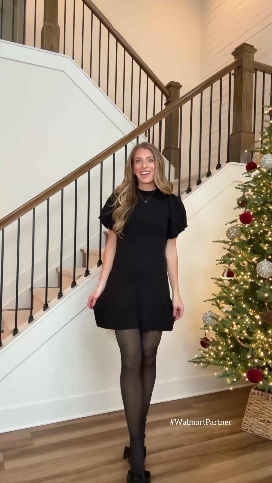 Walmart holiday outfit ideas $30ish or under! I’m usually a size small but sized up to medium for bump. 
 #WalmartPartner, @WalmartStyle, #WalmartStyle


Bump friendly, tall girl friendly, holiday party outfit, Christmas dress

#LTKTall #LTKFindsUnder50 #LTKHoliday