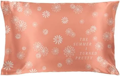 Jay Franco Satin Pillowcase – Standard Size 20x30 Inch Silky Soft Premium Pillow Cover, Coral -... | Amazon (US)