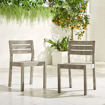 Portside Outdoor Dining Chair - Set of 2 | West Elm (US)