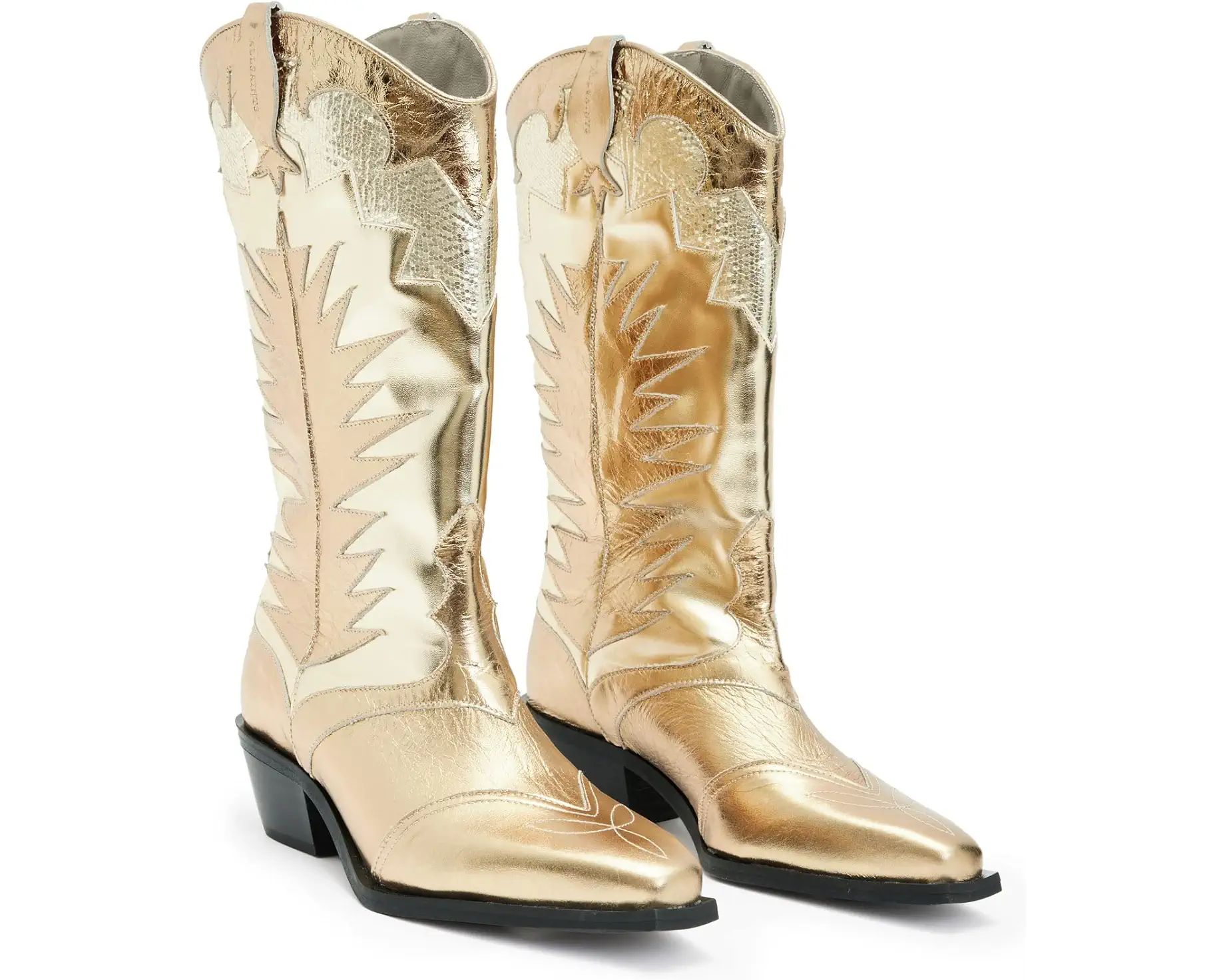 AllSaints Dixie Metallic Boots | Zappos