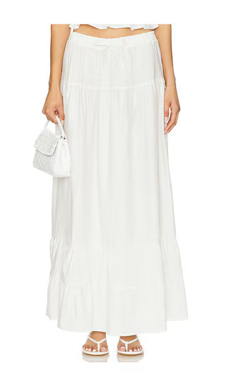 PEIXOTO Riley Maxi Skirt in White. Size XS. Also in L, M, XL. | Revolve Clothing (Global)