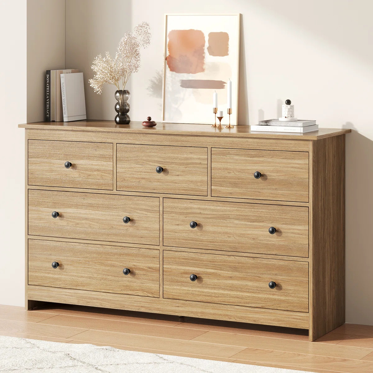 Marizela 55'' W 7 - Drawer Dresser | Wayfair North America