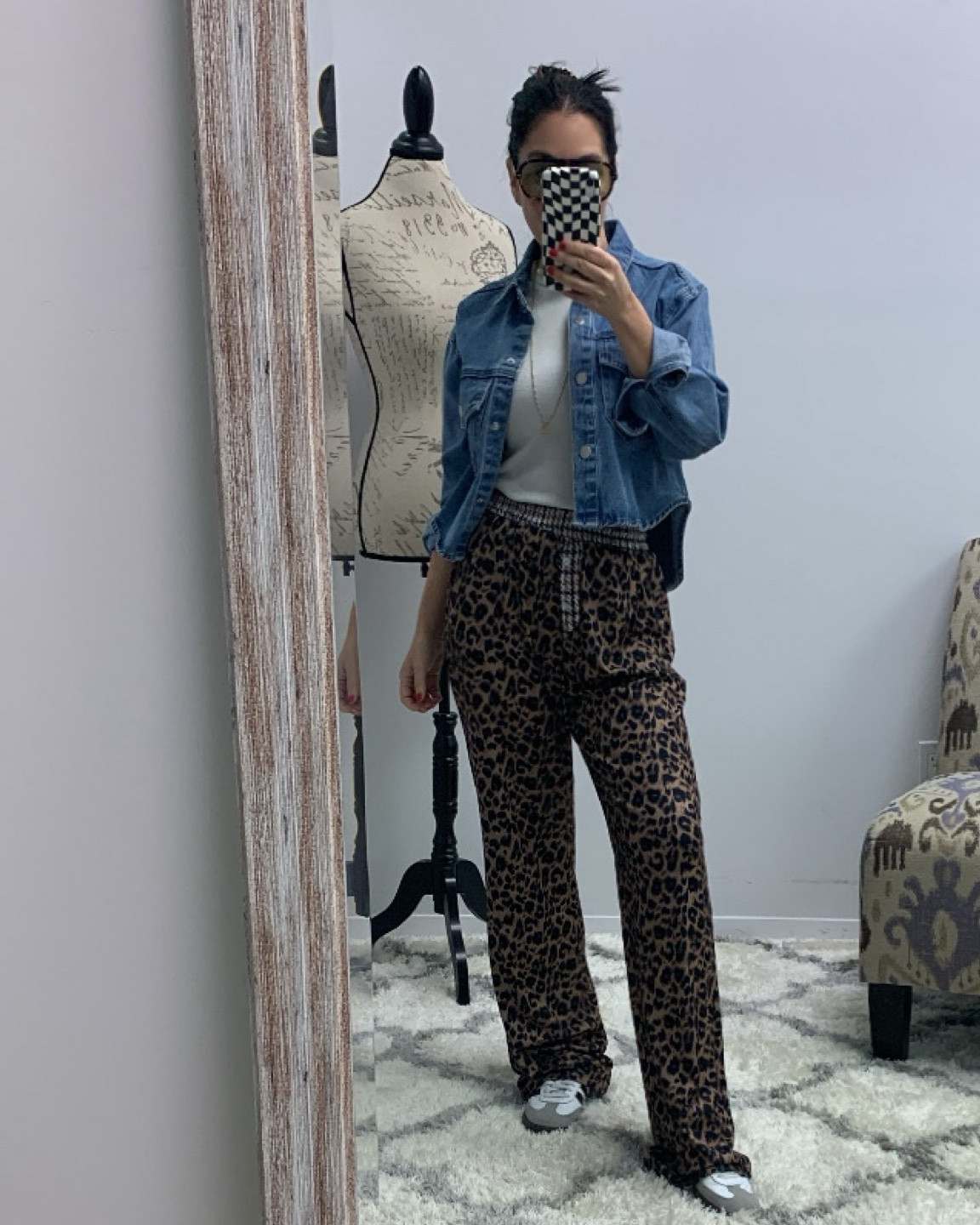 Boxer pant outfit. Leopard pants 

#LTKStyleTip #LTKFindsUnder50