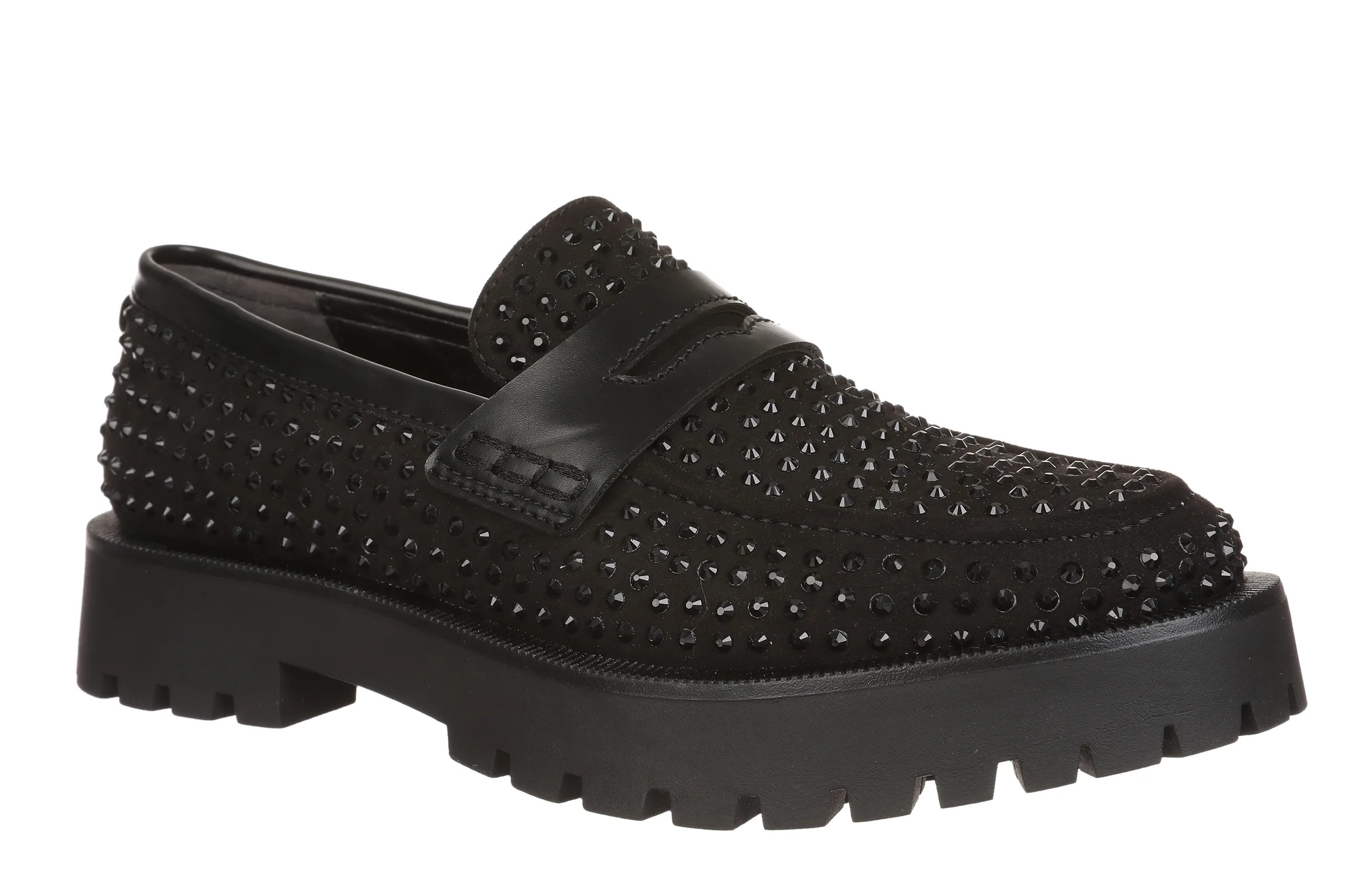 Sam & Libby Women's Ravena Glitz Lug Sole Loafer | Walmart (US)