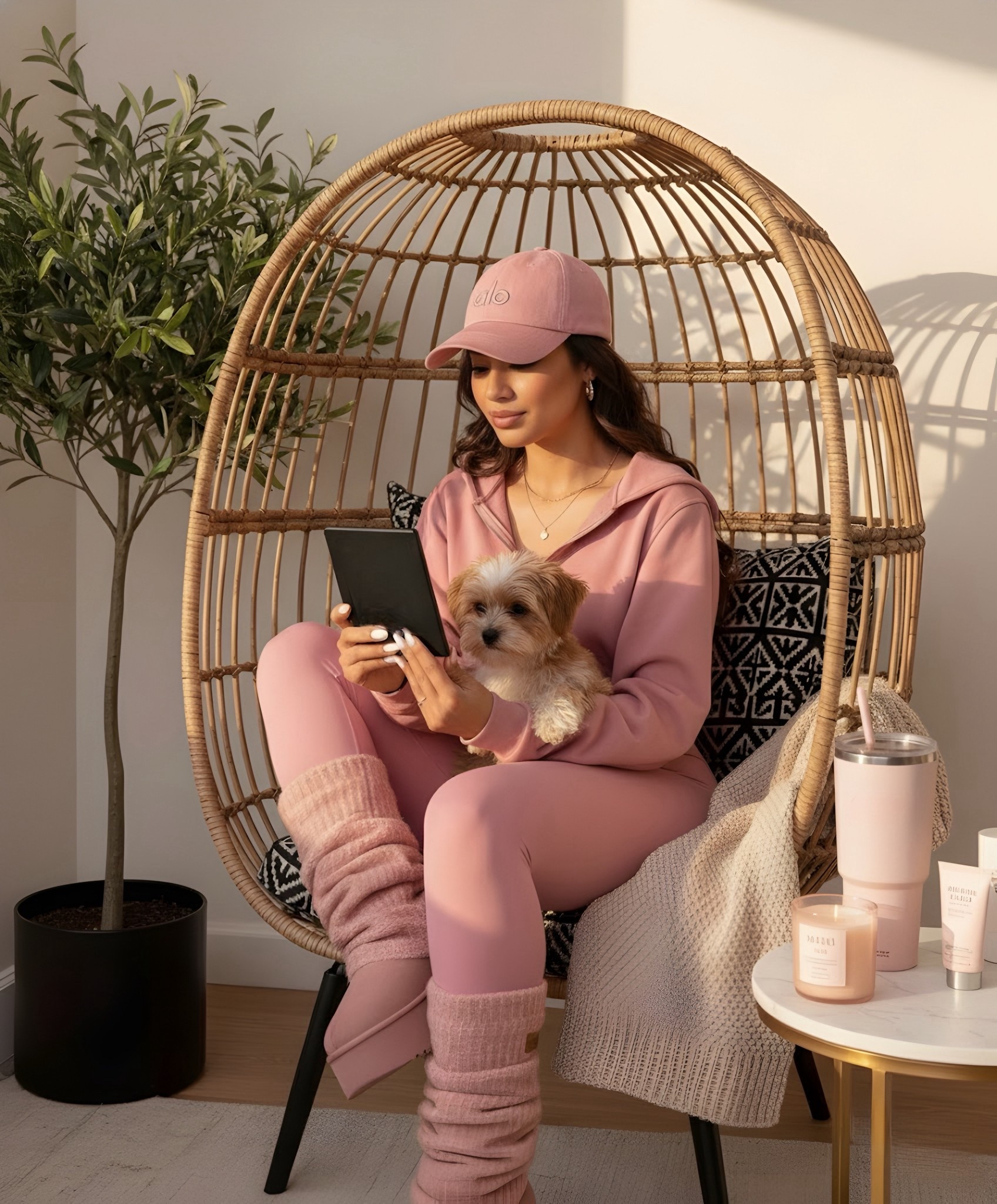 Soft Girl Morning Routine ☁️💗
Alo lounge set, pink tumbler, and cozy home essentials for the perfect fall morning.
Linked below — exact outfit and home favorites for a soft girl reset.

#LTKFinds #LTKHome #LTKStyle #AloYoga #CozyVibes #SoftGirlAesthetic #MorningRoutine #HomeStyle #SelfCareSunday

#LTKHome #LTKGiftGuide #LTKStyleTip