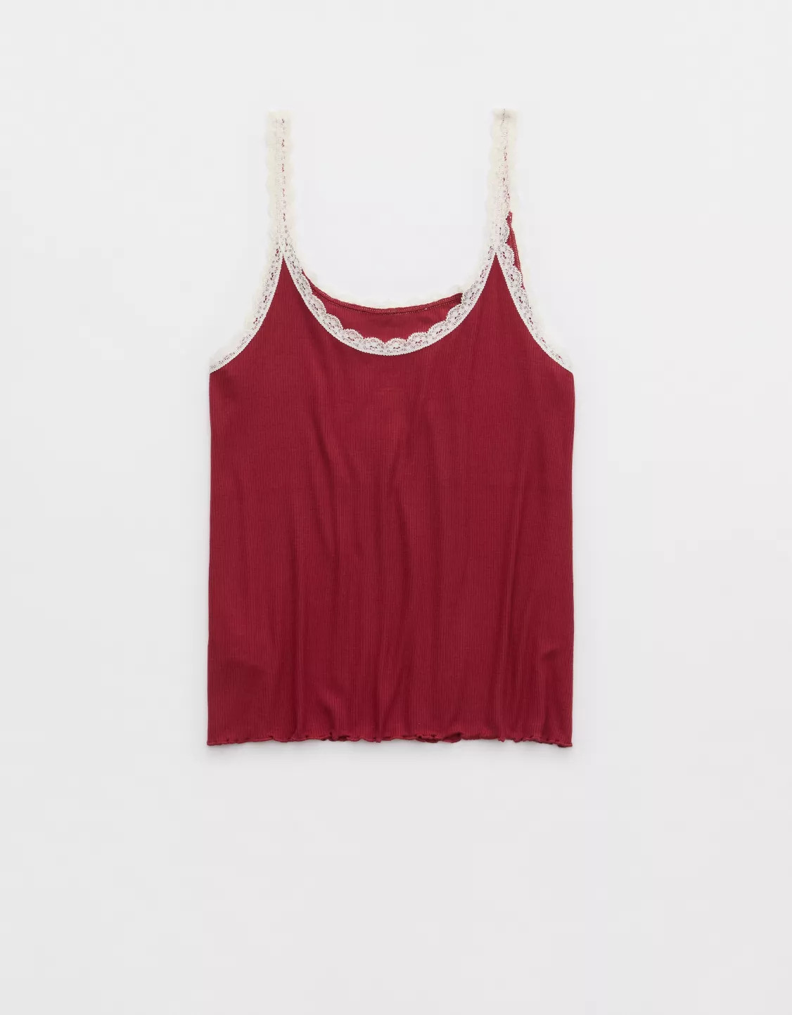 Aerie Real Soft® Lace Trim Tank | Aerie
