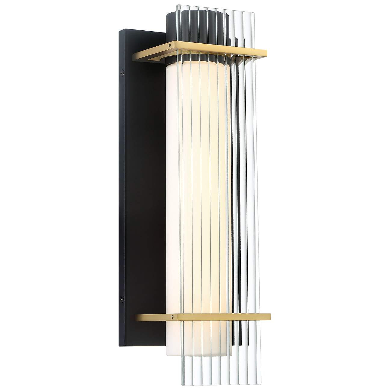 Midnight 16" High Modern LED Outdoor Wall Light | Lamps Plus