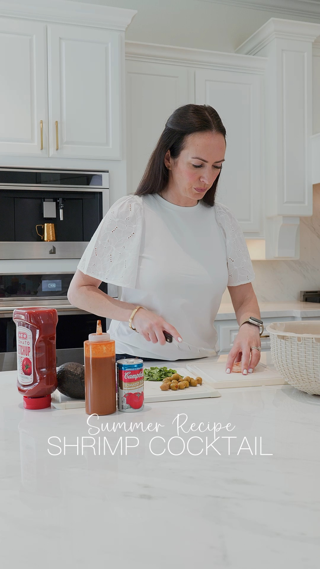 Mexican Shrimp Cocktail 🍤

This is my most requested recipe for every occasion but it is even better for the summer!

2 lbs boiled shrimp, drain and chop
1/2 red onion, thinly sliced
1 mini can of V8, reg or spicy
1/4 c stuffed manzanilla olives
1 tbl diced cilantro
1 large avocado diced
1 c ketchup or more to taste 
1/4 c Valentina sauce
drizzle of olive oil
optional, diced Serrano peppers

Serve with Saltine crackers or tortilla chips. I usually do not measure, just add more or less to taste ❤️ Keep refrigerated and serve cold.

#LTKSeasonal #LTKhome