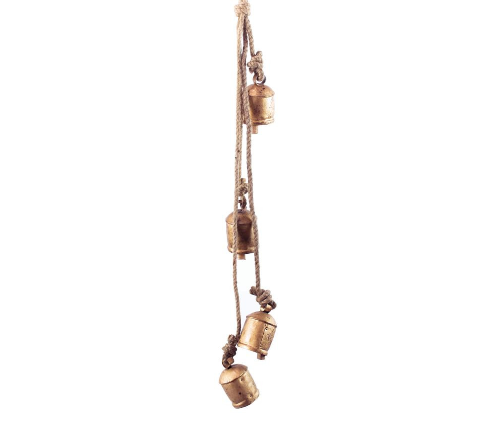 Rustic Iron Hanging Bells, 26&amp;quot;L | Pottery Barn (US)