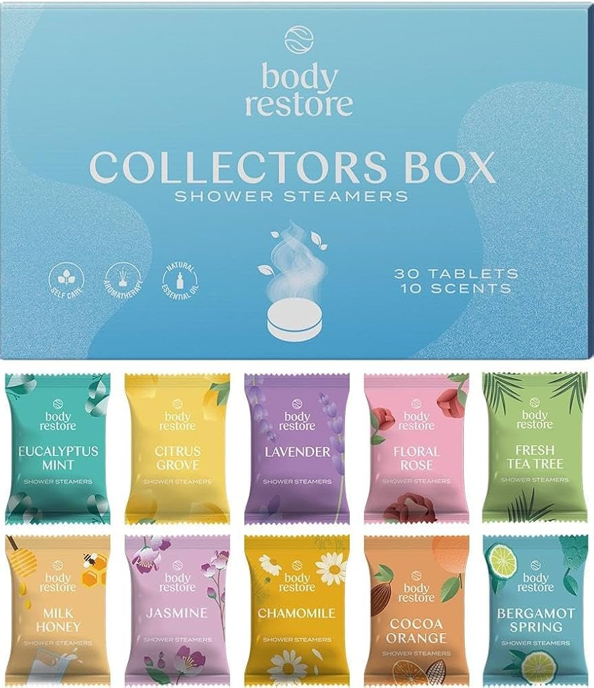 Body Restore Shower Steamers Aromatherapy 30 Pack - Relaxation Birthday Gifts for Women and Men, ... | Amazon (US)