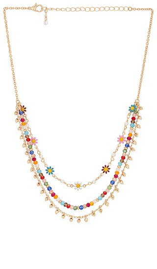 Daisy Chain Necklace in Multi | Revolve Clothing (Global)