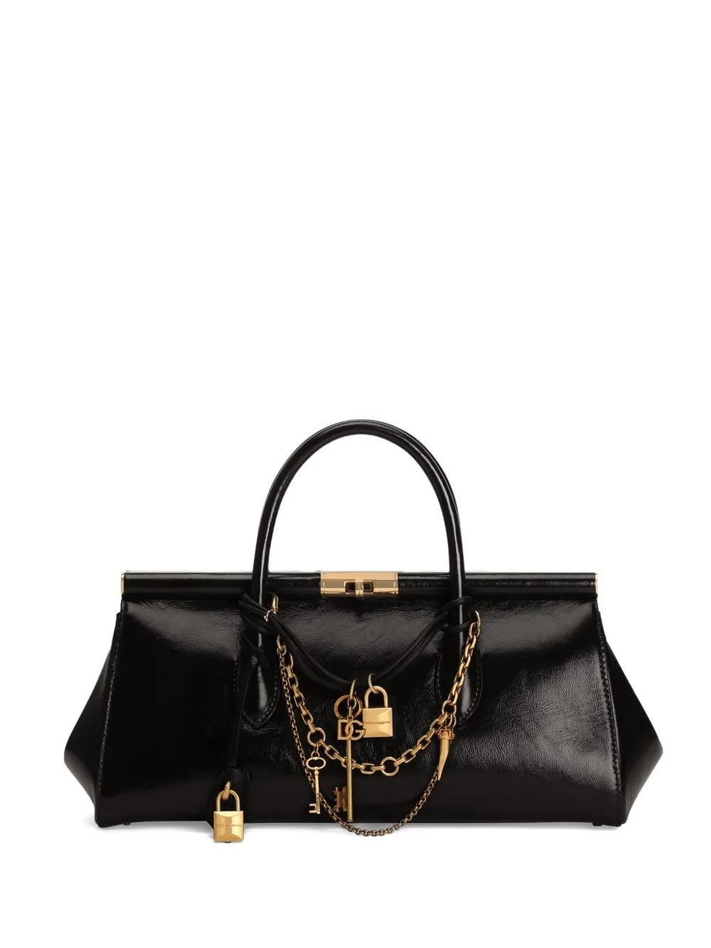 Dolce & Gabbana Marlene top-handle tote bag - Black | Farfetch Global