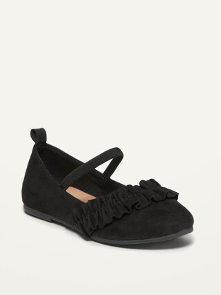 Ruffle-Trim Ballet Flats for Toddler Girls | Old Navy (US)