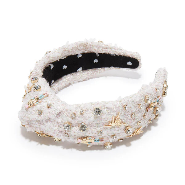 IVORY NUTCRACKER EMBELLISHED KNOTTED HEADBAND | LELE SADOUGHI