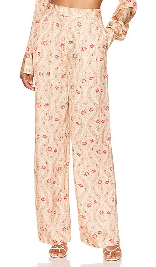 Alise Trouser in Ivory Tapestry Multi | Revolve Clothing (Global)