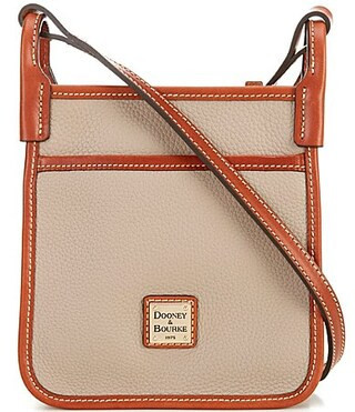 Dooney Bourke Letter Carrier Crossbody Bag - Taupe | Dillard's