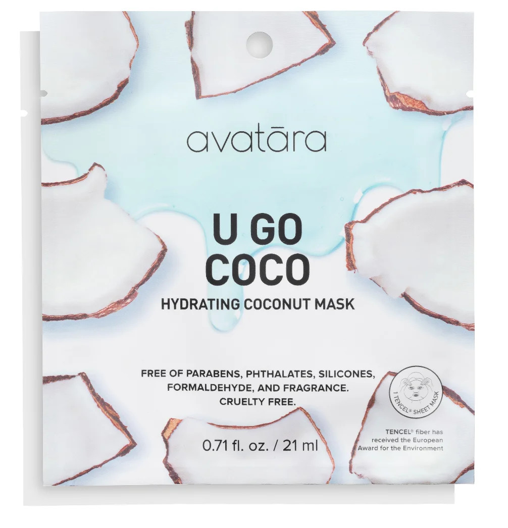 Avatara U Go Coco Face Sheet Mask, Hydrating for All Skin Types | Walmart (US)