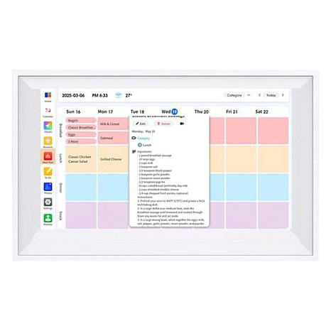 Azpen LifeHub 16" Digital Calendar, Schedule Manager and Photo Frame | HSN