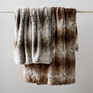 Faux Fur Ombre Throws | West Elm (US)