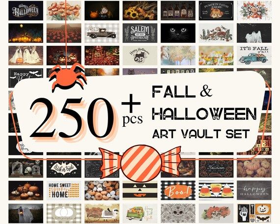 HD Frame TV Art Bundle  Fall  Autumn  Halloween  August  - Etsy | Etsy (US)
