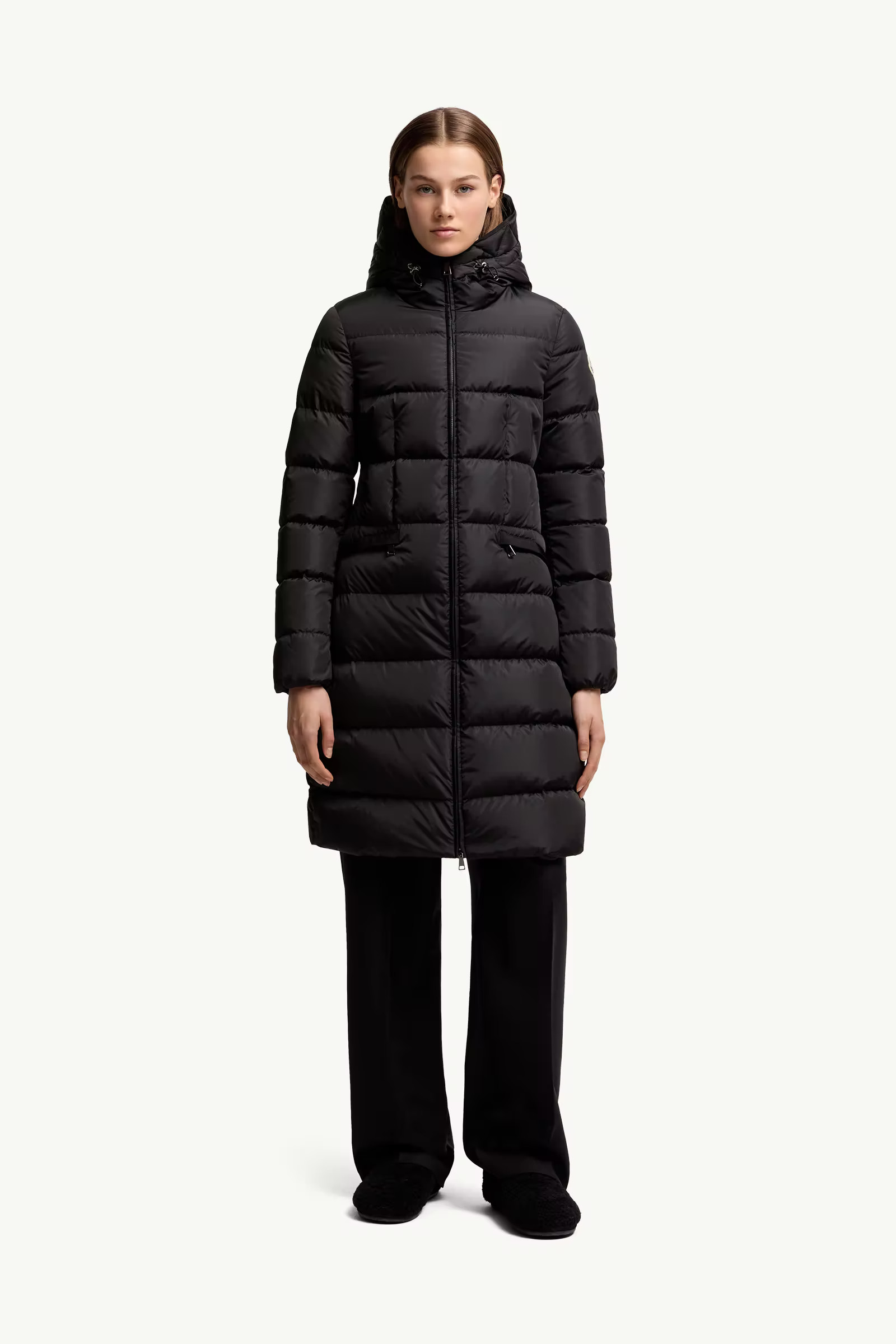 Avocette Hooded Long Down Jacket | Moncler