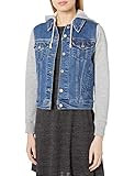 Levi's Women's New Hybrid Original Trucker Jackets, INDIGLOW, Large at Amazon Women's Coats Shop | Amazon (US)