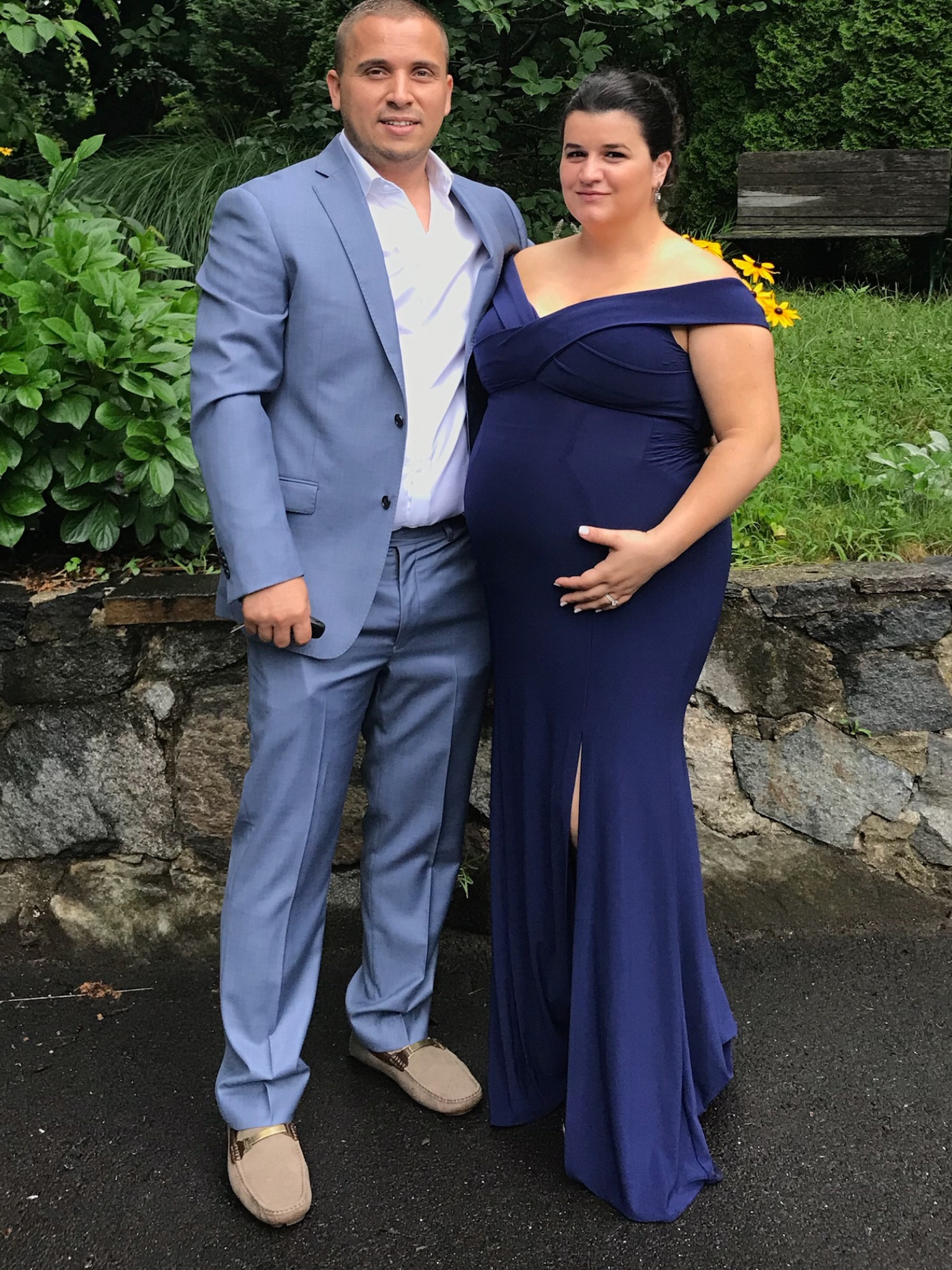 Navy Blue stretchy evening gown maternity regular and plus size men’s light blue purple suit 

#LTKmens #LTKwedding #LTKbump