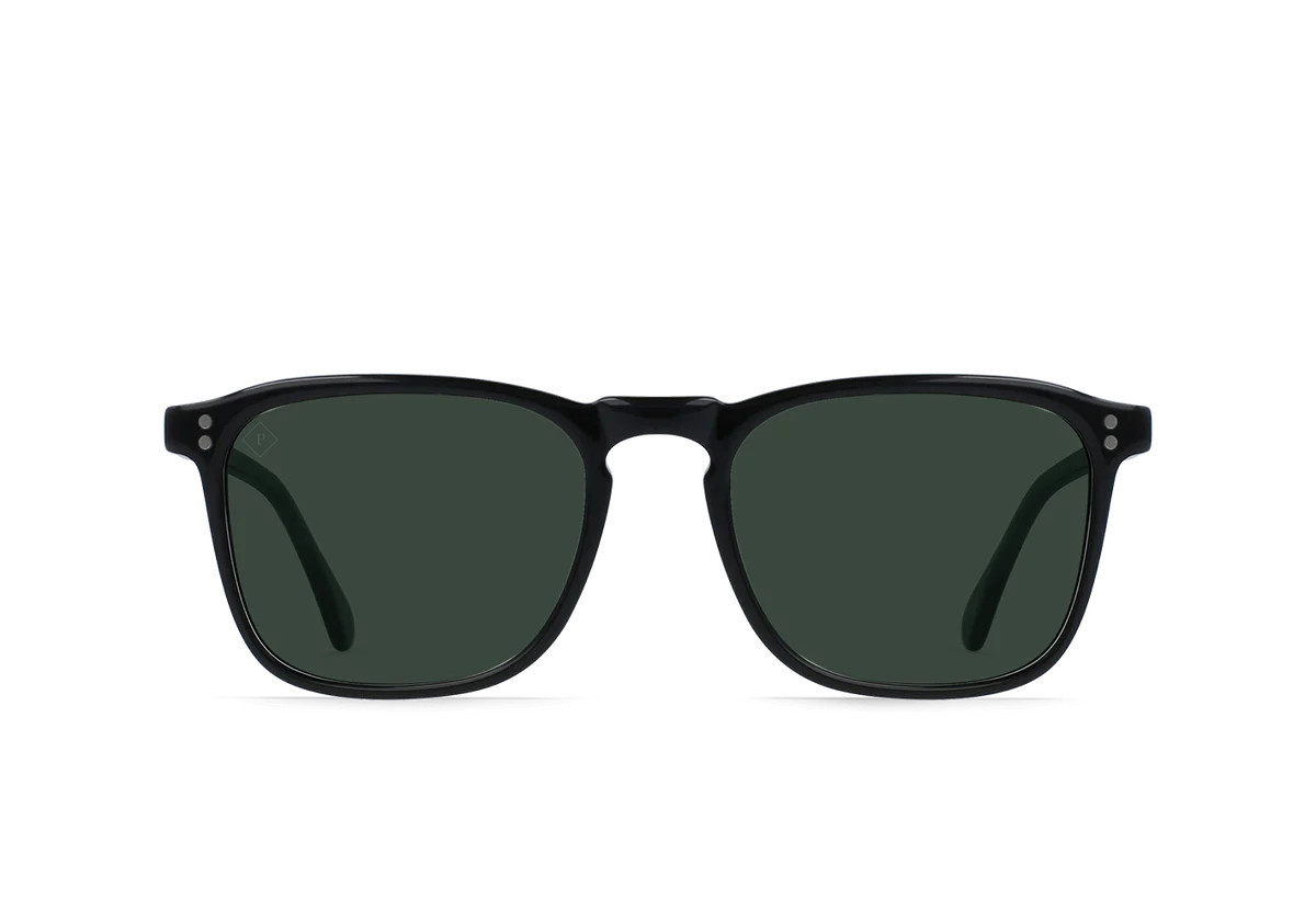 WILEY-Recycled Black / Green Polarized-54 | RAEN