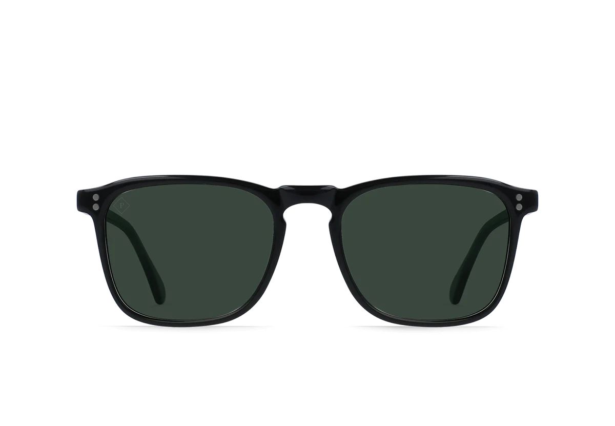 WILEY-Recycled Black / Green Polarized-54 | RAEN