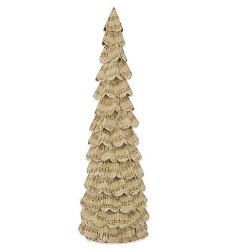Paper musical note Christmas tree | Selfridges