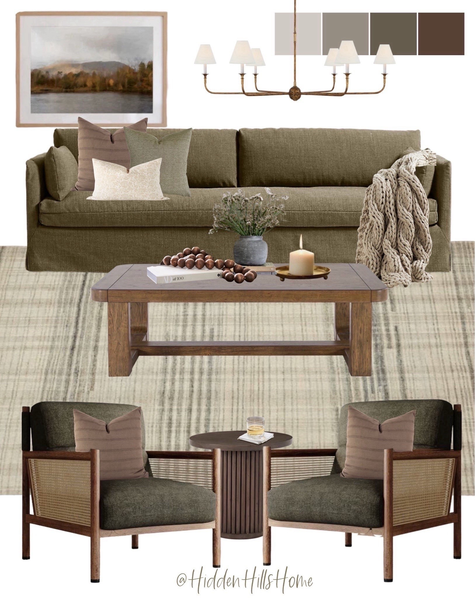Living room mood board, modern classic family room design, living room decor, sofa, coffee table #den #homedesign 



#LTKSaleAlert #LTKHome #LTKSeasonal