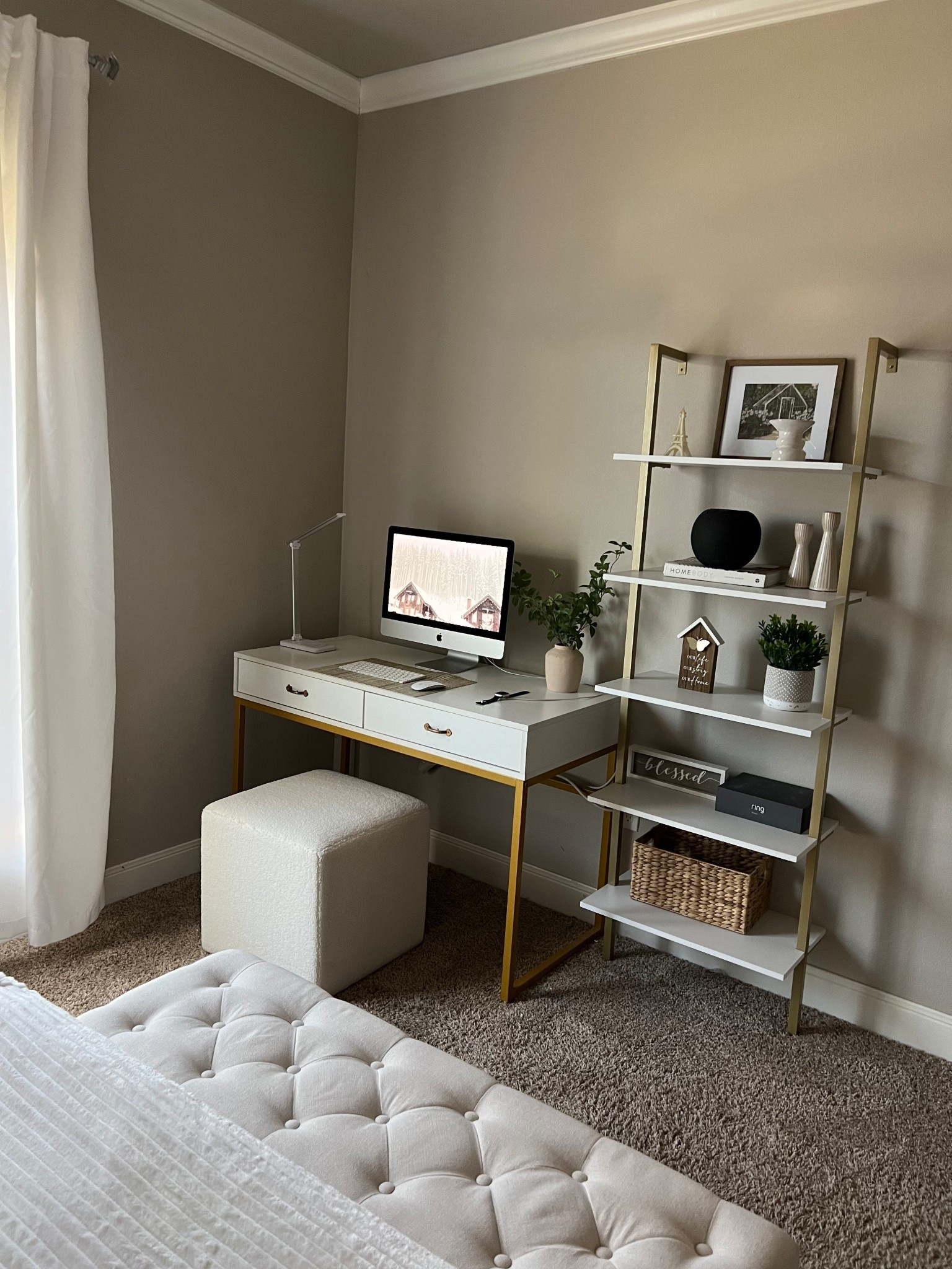 Home office 🤍 cozy space 

#LTKHome