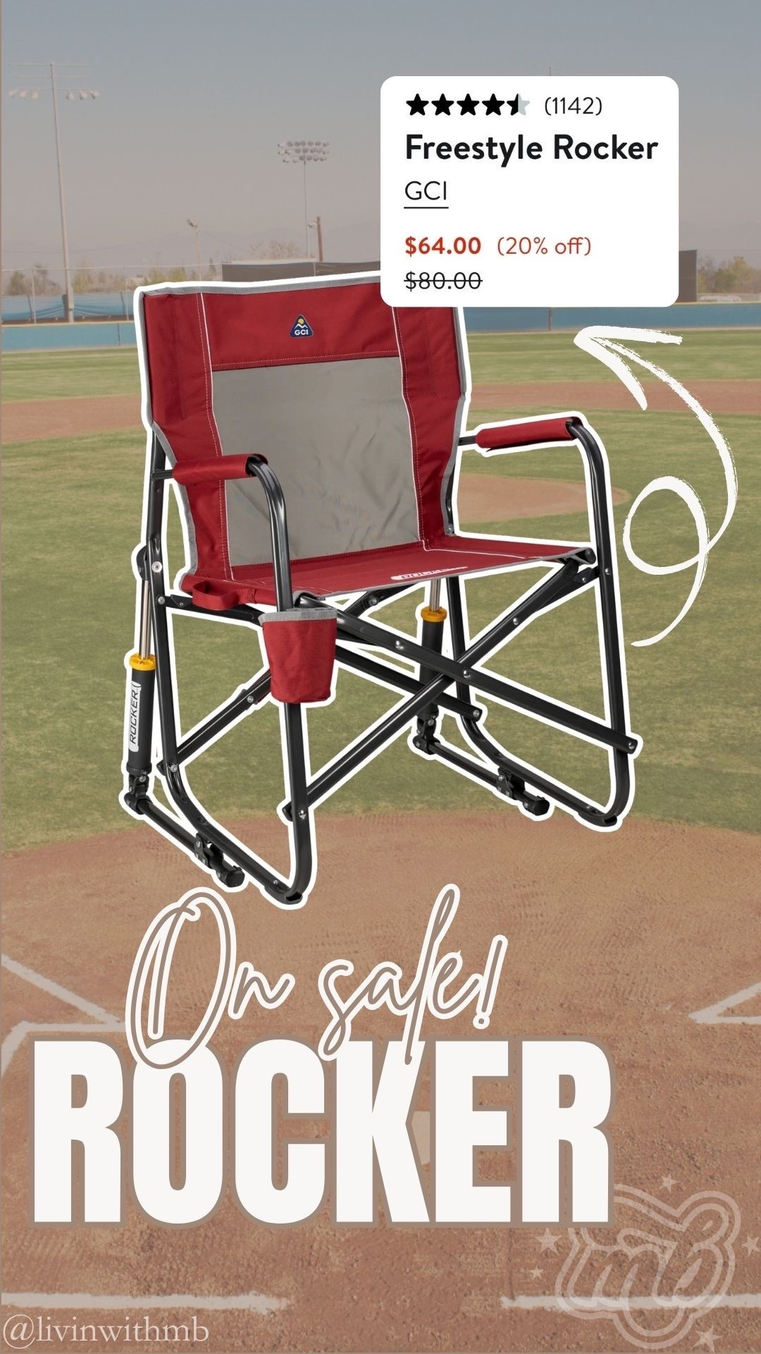 Rocker camp chair on sale af Nordstrom!

#LTKHome #LTKSaleAlert