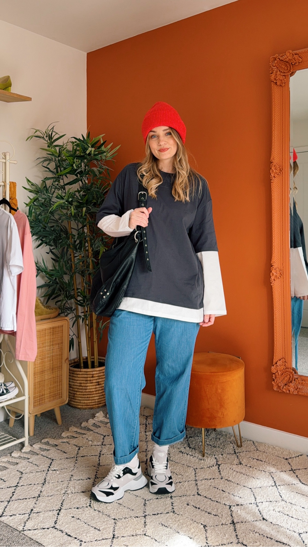 I’m wearing..

“Jeans” - medium (they stretch slighty with wear) 
Top - 12

Lipstick - mull it over


#LTKspring #LTKgrwm #LTKootd