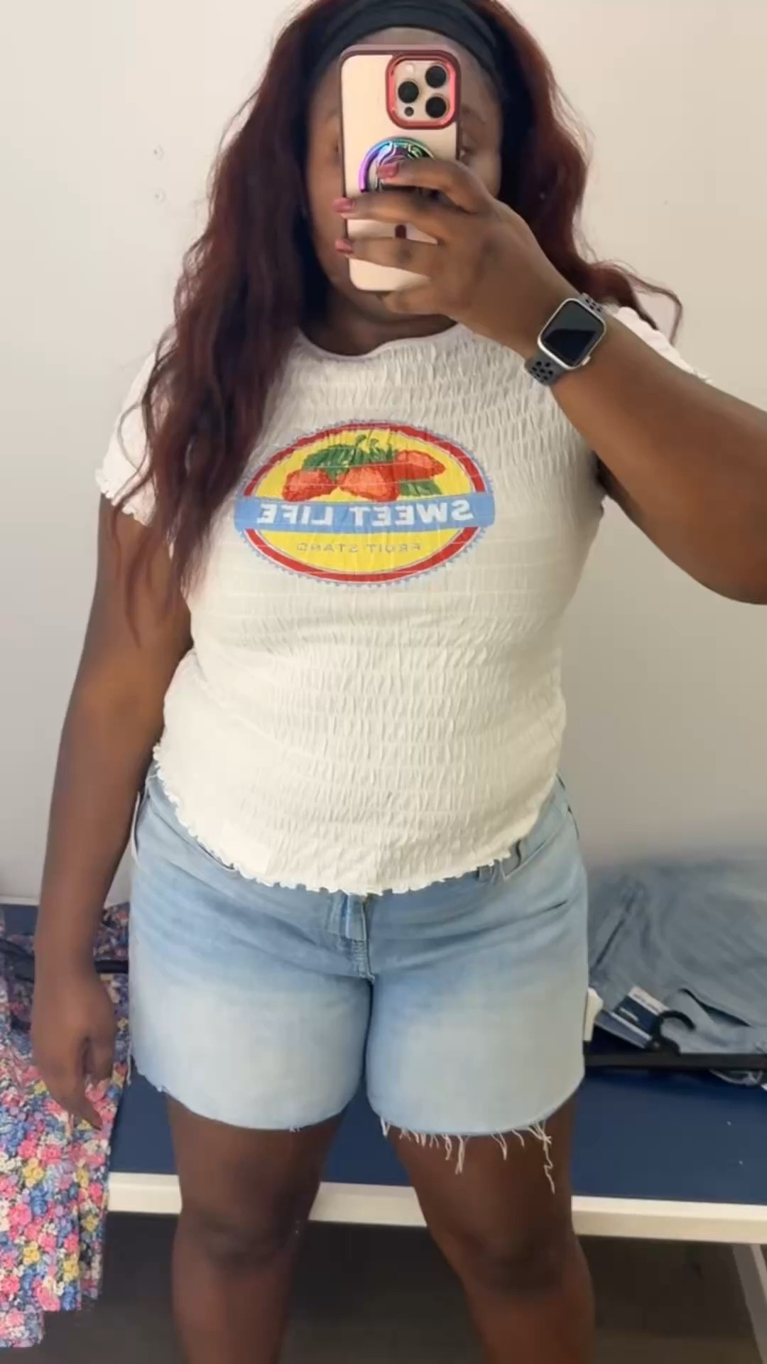 Love this smock tee shirt top 🥰 pair it with jeans or shorts! Perfect for the spring
Shop the old navy sale

#causal 

#LTKOver40 #LTKMidsize #LTKSaleAlert