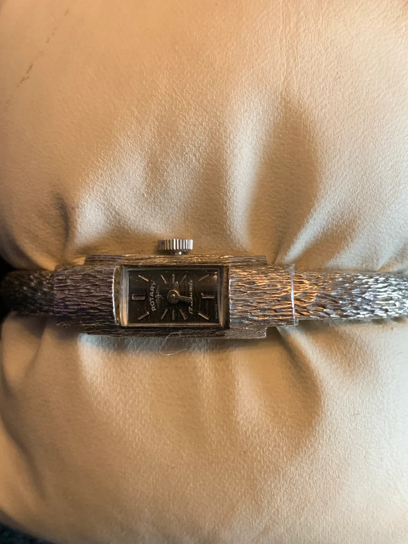 Vintage Very Rare Sterling Silver ladies Rotary Bangle Cocktail watch | Etsy (Global)