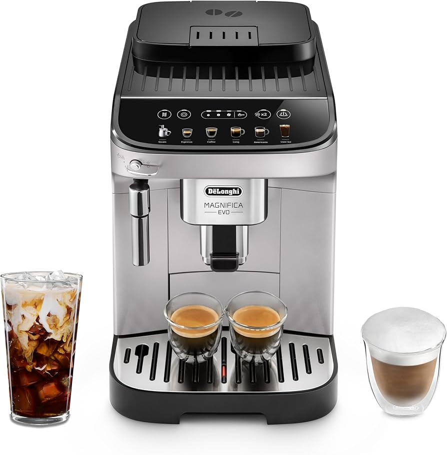 De'Longhi Magnifica Evo Automatic Espresso & Coffee Machine with Manual Milk Frother for Latte, C... | Amazon (US)