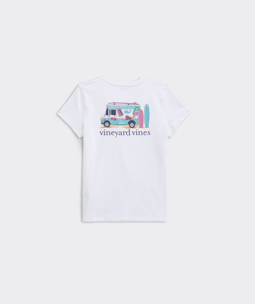 Girls' Glitter Ice Cream Truck Short-Sleeve Pocket Tee | vineyard vines