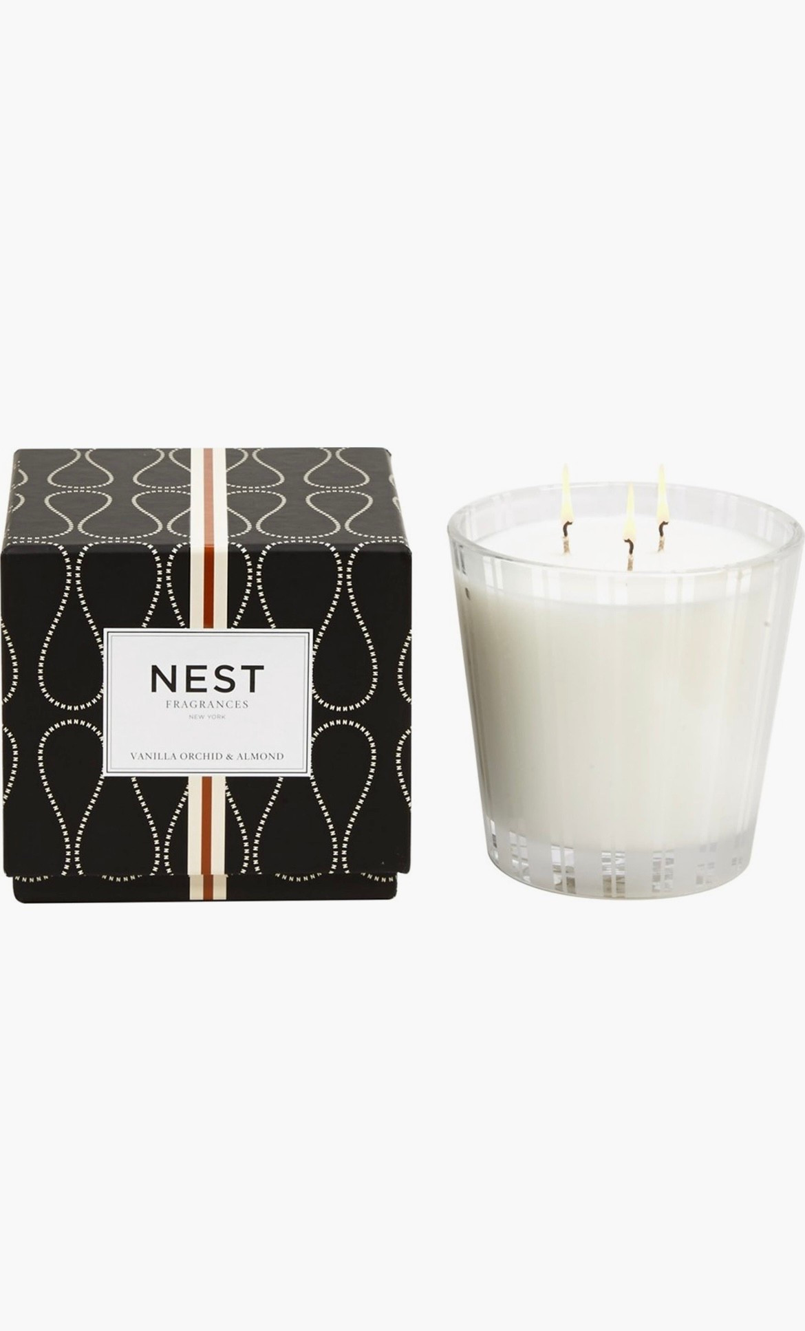 The Everyday Collection by NEST Fragrances brings you luxuriously scented candles designed to enhance your living space. Each candle comes housed in a beautiful glass vase and is made from premium, soft, highly refined wax and the finest fragrance oils, makings for the perfect gift.  Vanilla Orchid & Almond combines the warm, nutty aroma of Mediterranean almond with fruity accents of peach and apple infused with white orchid, the creaminess of coconut milk, and oriental base notes of vanilla, amber, musk and patchouli.

  • 5" height.
  • 150-hour burn time.
  • 22.7 oz.
  • By NEST Fragrances.
 

#LTKHome #LTKSaleAlert #LTKSeasonal