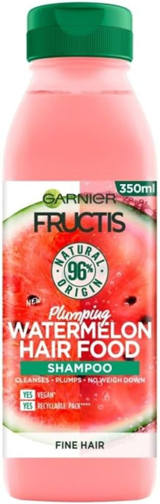 Garnier Fructis Hair Food Watermelon Shampoo, 11.8 fl oz | Amazon (US)
