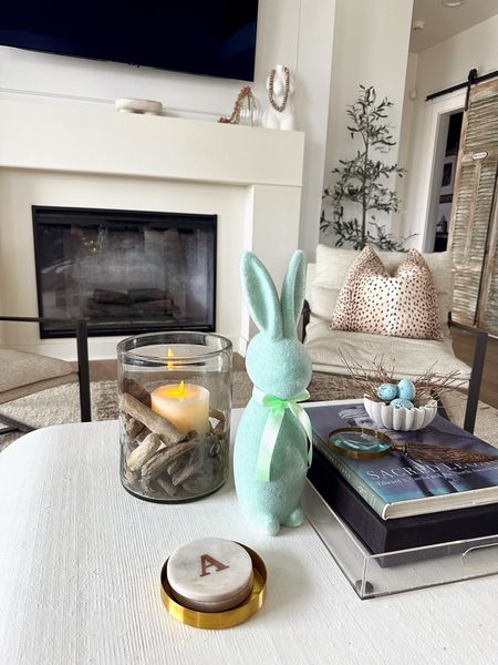 Easter coffee table decor 

#LTKhome #LTKSpringSale #LTKSeasonal