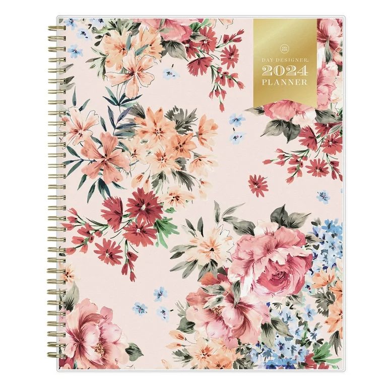 2024 Weekly Monthly Planner, 8.5x11, by Day Designer for Blue Sky, Romance Blush - Walmart.com | Walmart (US)